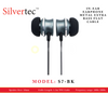 SILVERTEC S7-BK BLACK IN-EAR EARPHONE