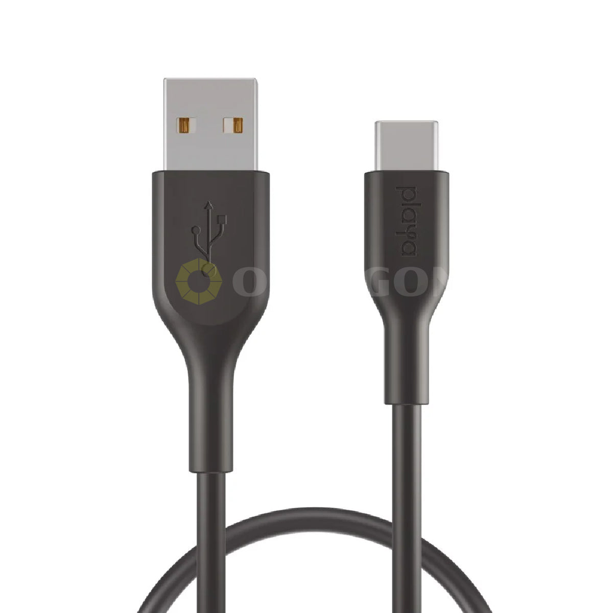 BELKIN PLAYA USB-C TO USB-A 1M/3.3FT BLACK 60W CABLE PVC PMBK2001YZ1M