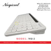 NORGICOOL NK12-WH WL/BT KEYBOARD MULTI-DEVICE