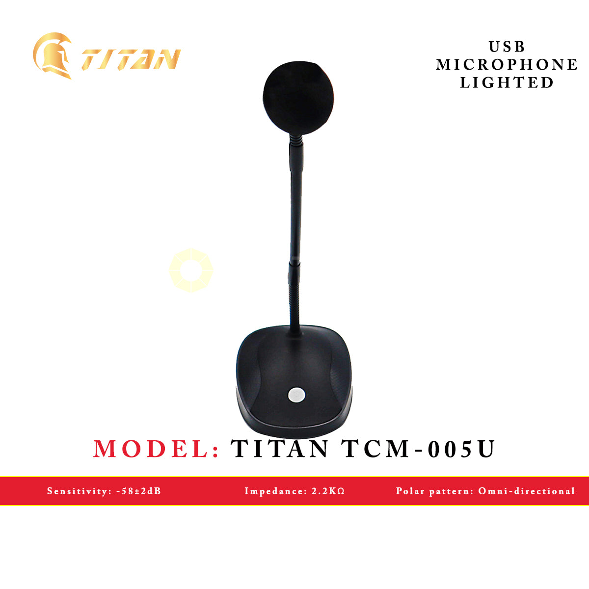TITAN TCM-005U USB MICROPHONE LIGHTED