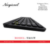 NORGICOOL NK01W-BK WL KEYBOARD BLACK