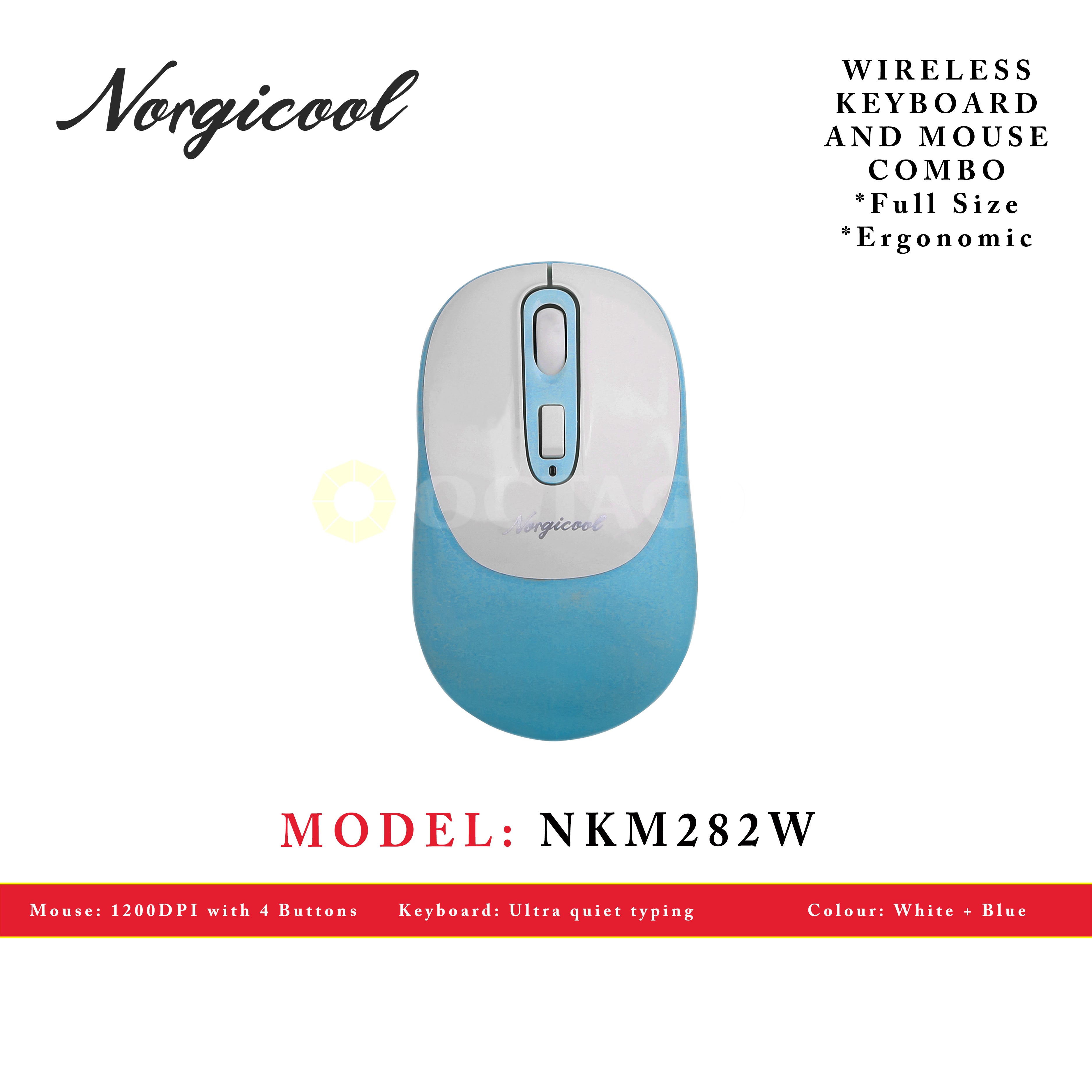 NORGICOOL NKM282W-BL COMBO WL KEYBOARD