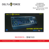 DELTA FORCE DK513 USB GAMING KEYBOARD RAINBOW 19 ANTI-GHOST KEYS