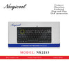 NORGICOOL NK2213-BK USB KEYBOARD COMP