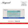 NORGICOOL NK01W-BL WL KEYBOARD BLUE