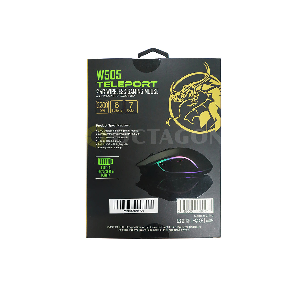 IMPERION W505 TELEPORT 2.4G WL RECHARGE