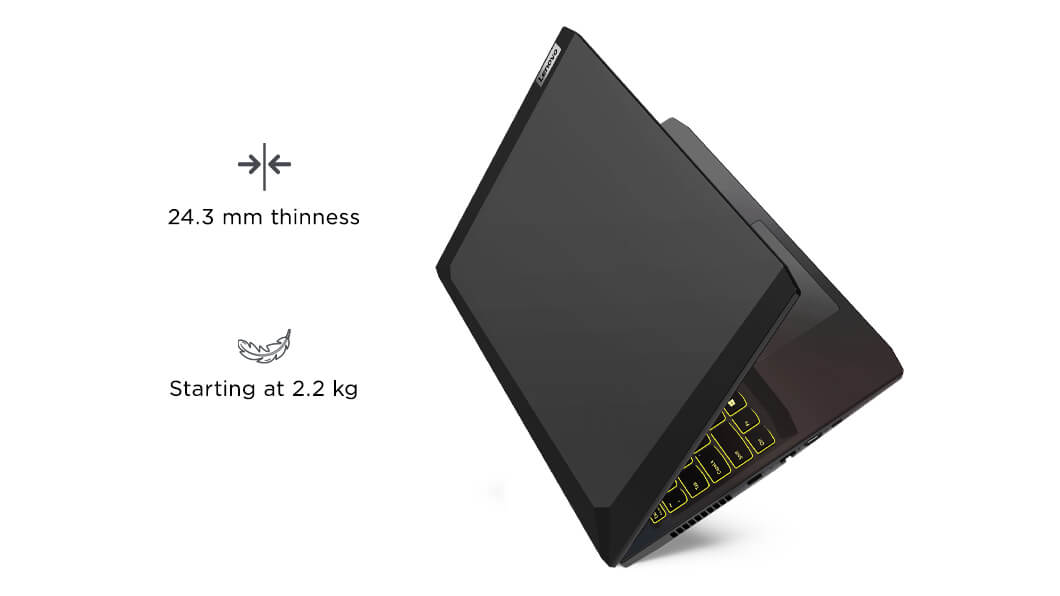 LENOVO IPG3-15 (82K201DUPH)/ RYZEN 5 5600H (3.7GHZ)/ 8GB/ 512GB SSD/ 15.6 FHD IPS (165HZ)/ WIN 11/ RTX3060 6GB/ LNV M100 RGB MSE/ 3 YRS PREMIUM CARE WARRANTY