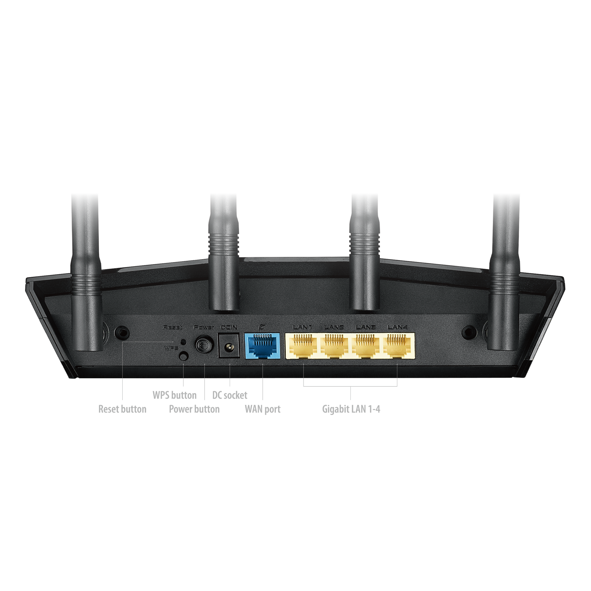 ASUS RT-AX1800HP AX1800 DUAL BAND SMART WIFI 6 ROUTER – Octagon ...