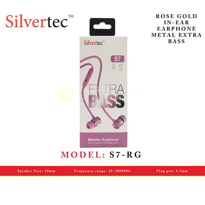 SILVERTEC S7-RG ROSE GOLD IN-EAR