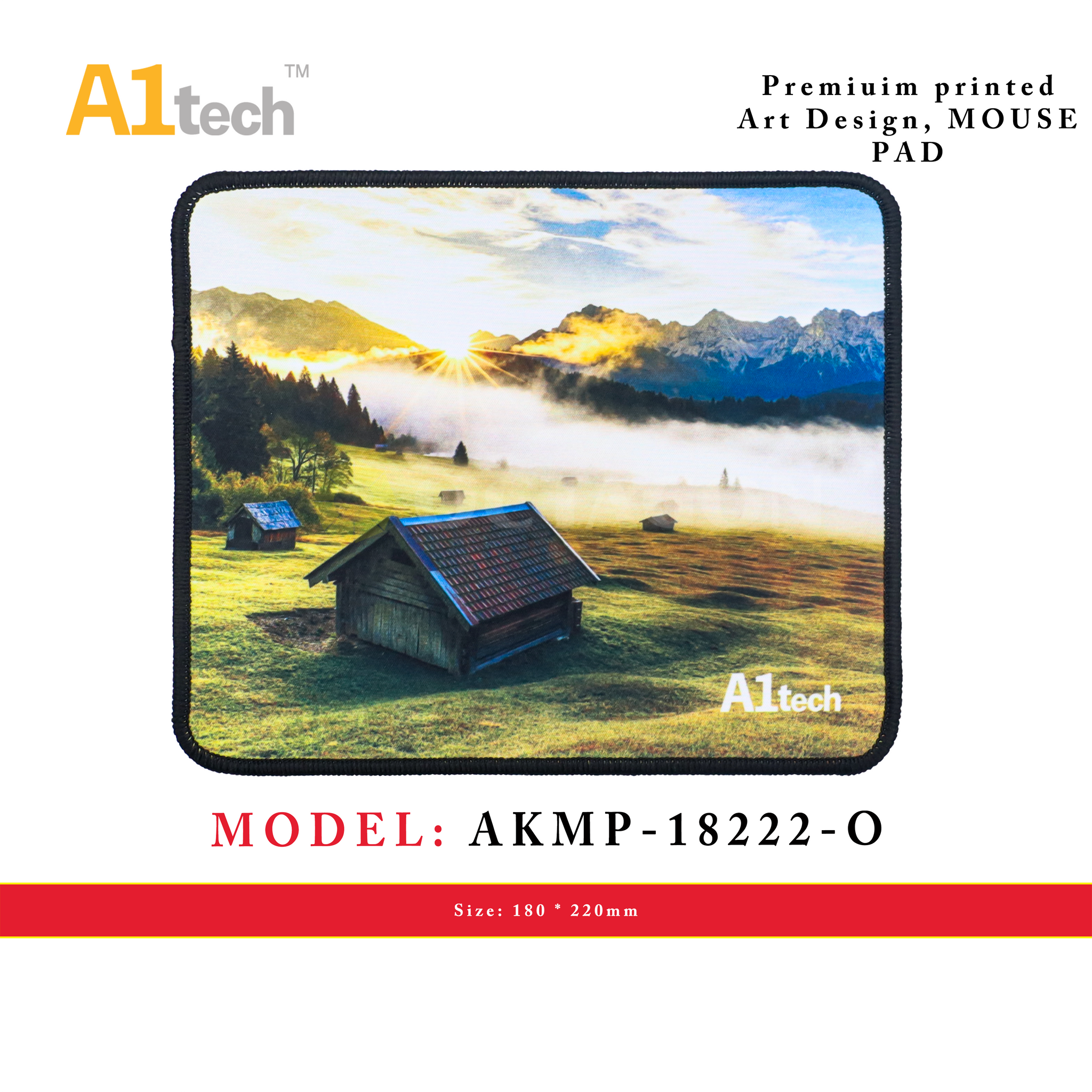 A1TECH AKMP-18222-O MOUSE PAD