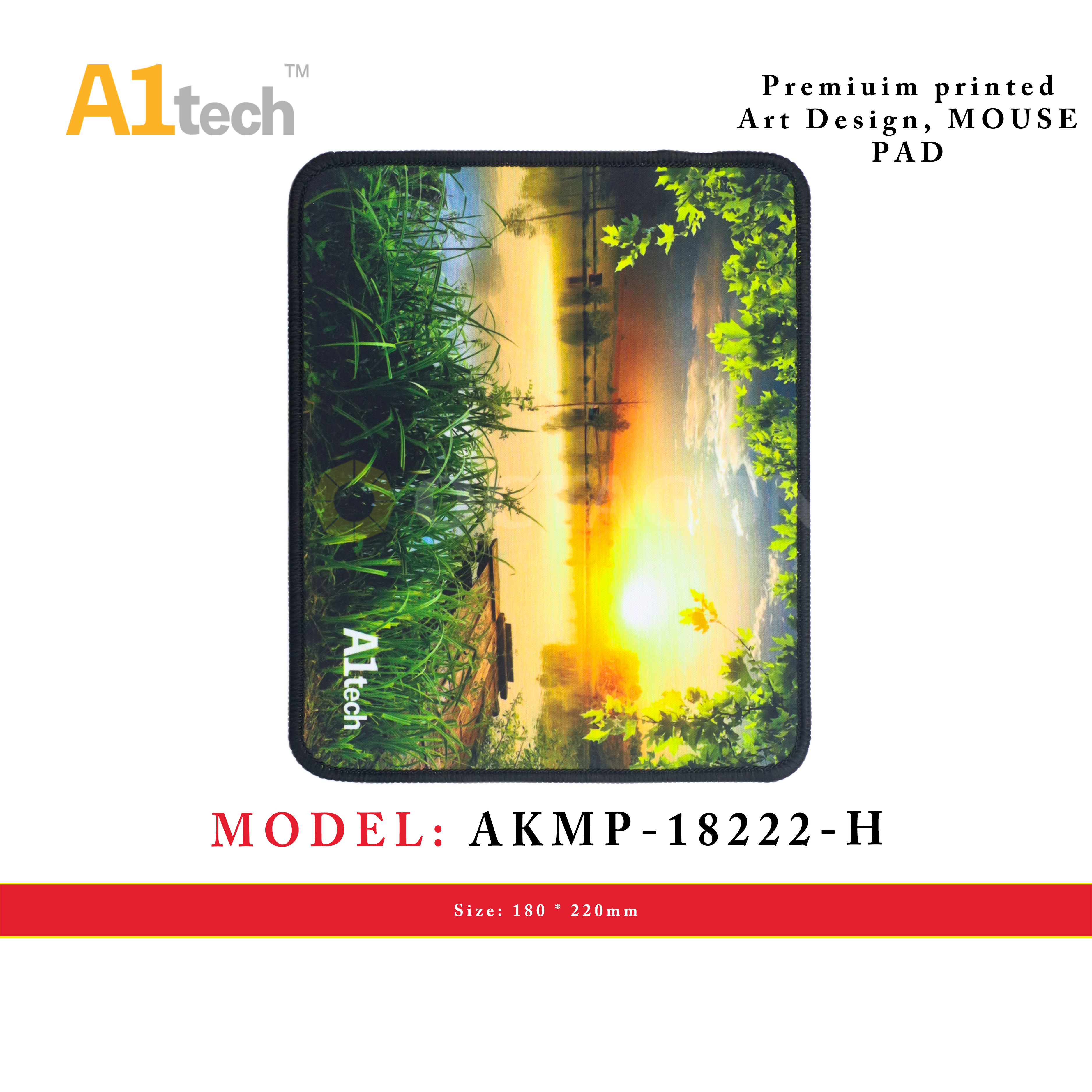 A1TECH AKMP-18222-H MOUSE PAD