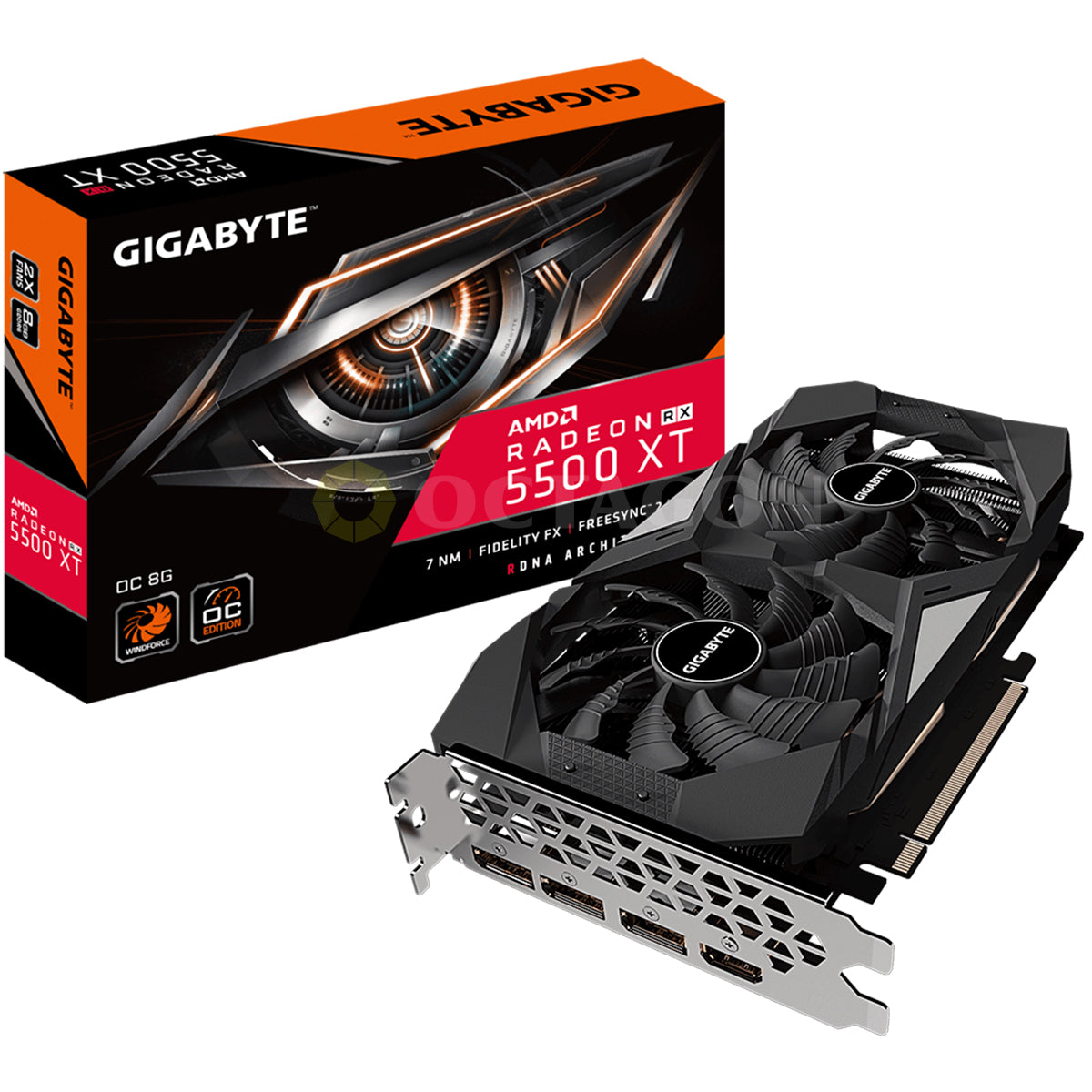 GIGABYTE RADEON 5500XT OC 8G