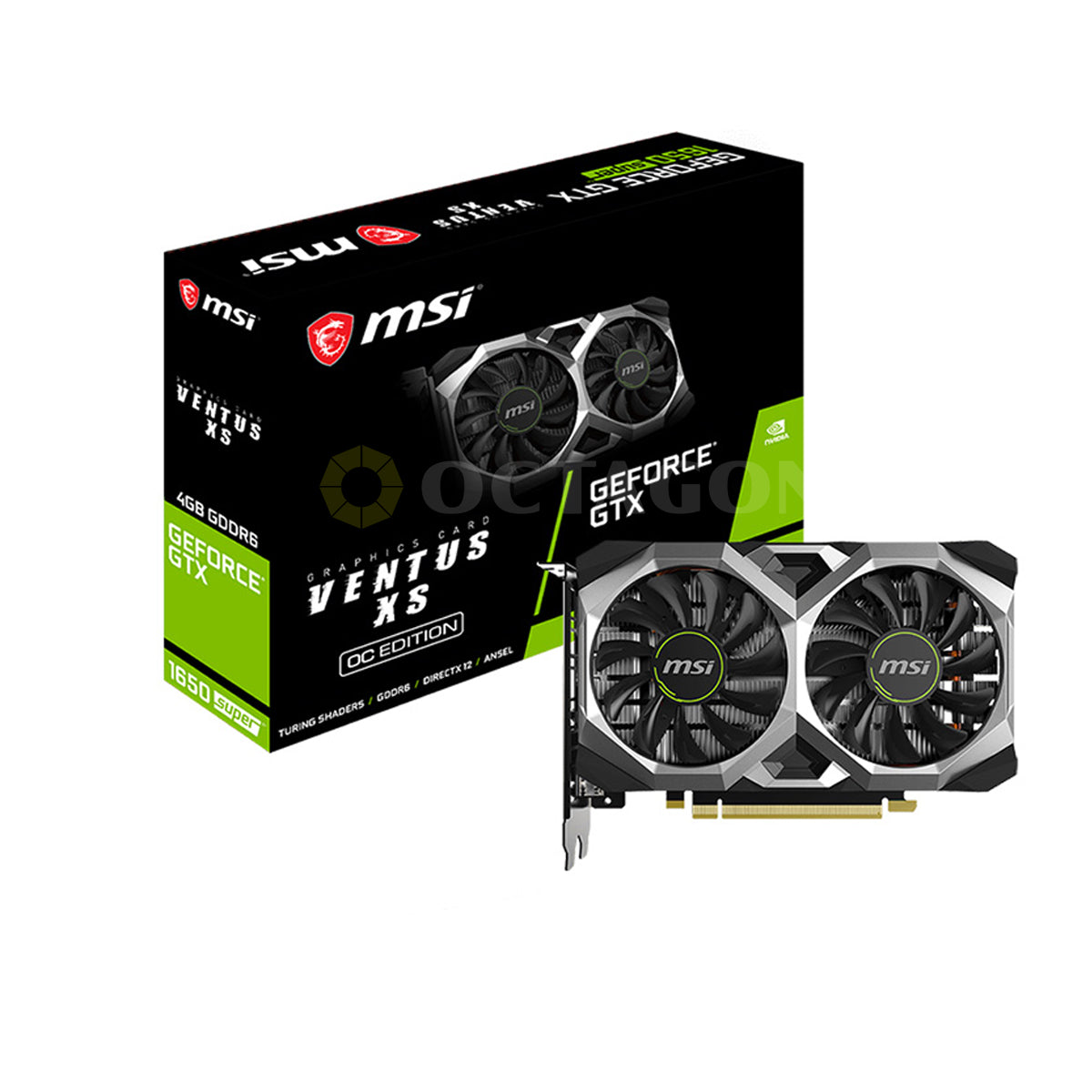 MSI GTX1650 SUPER VENTUS XS OC 4GD6 128B