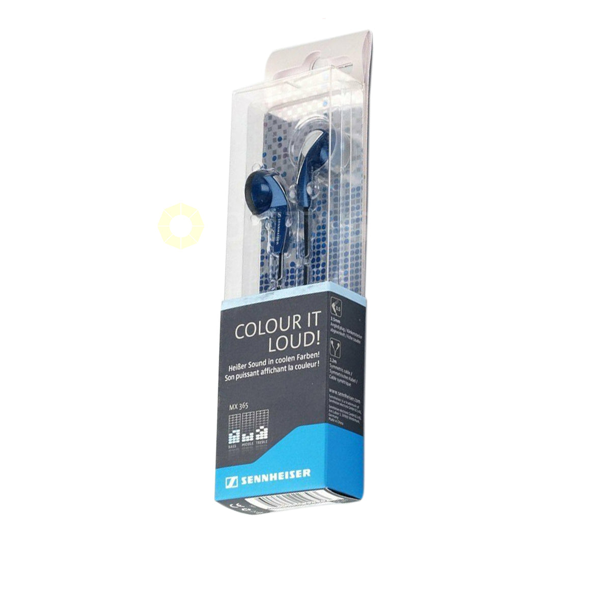 SENNHEISER MX365 BLUE IN-EAR EARPHONE